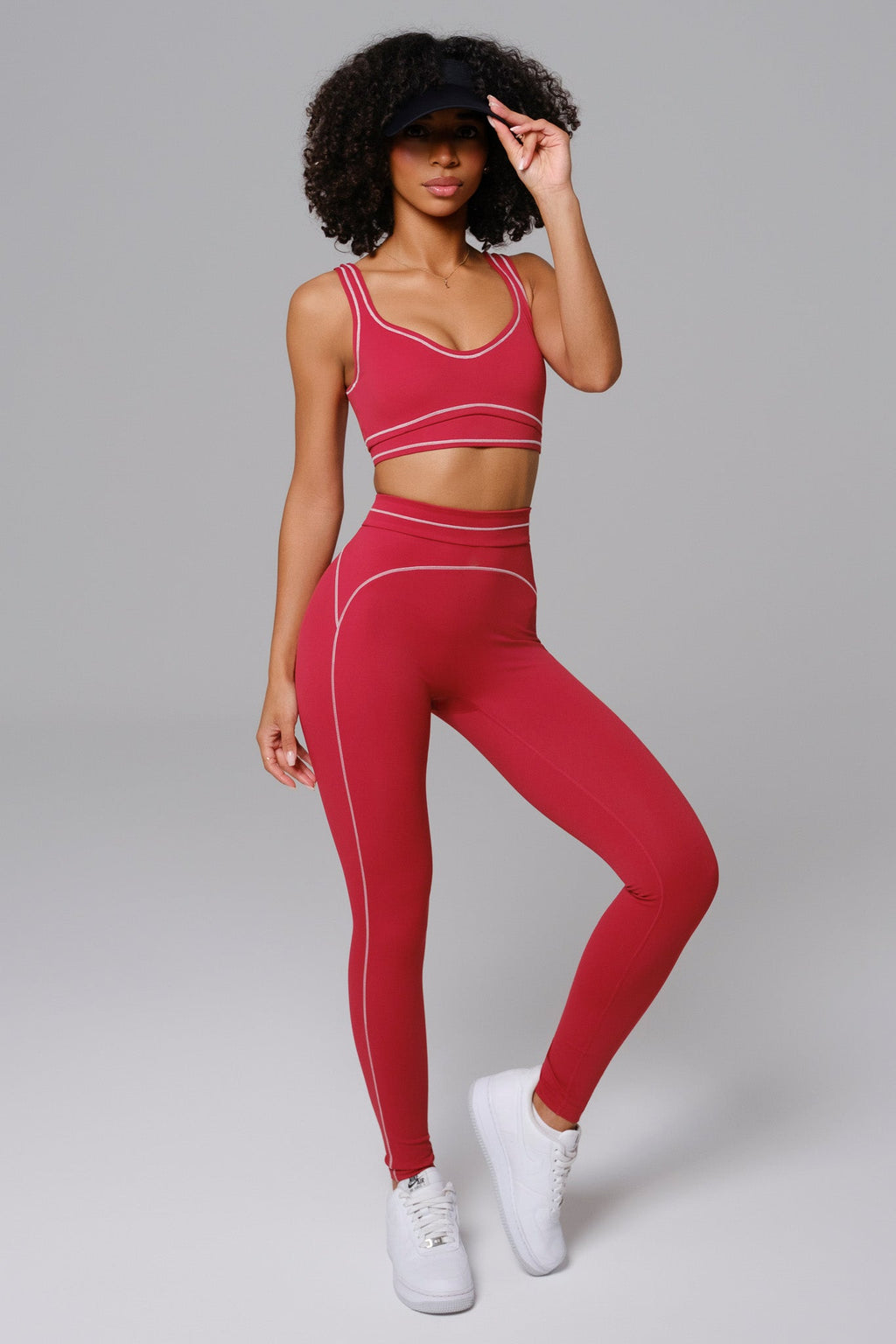 Nadine Sports Bra - Cherry Red