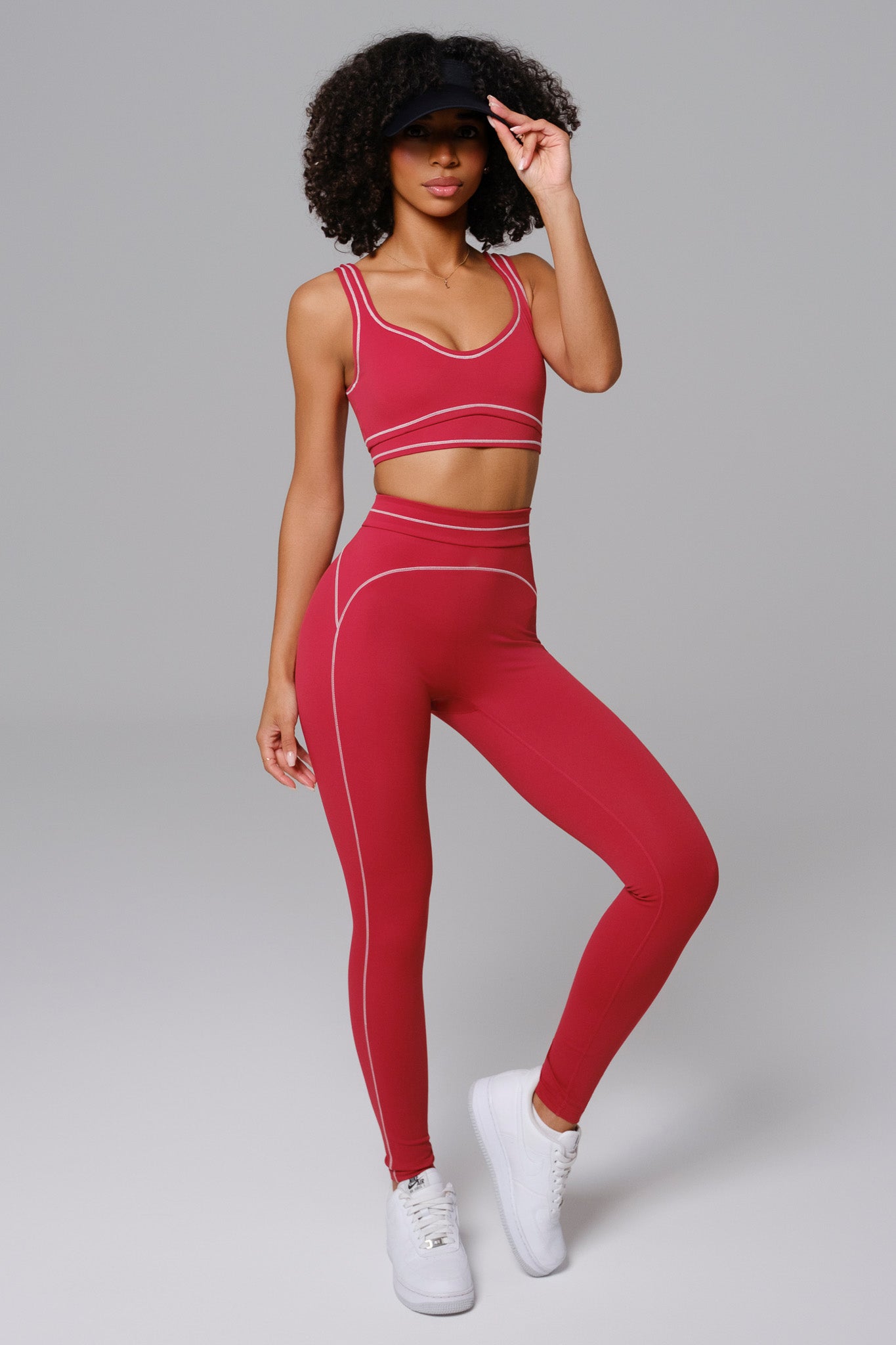 Nadine Sports Bra - Cherry Red
