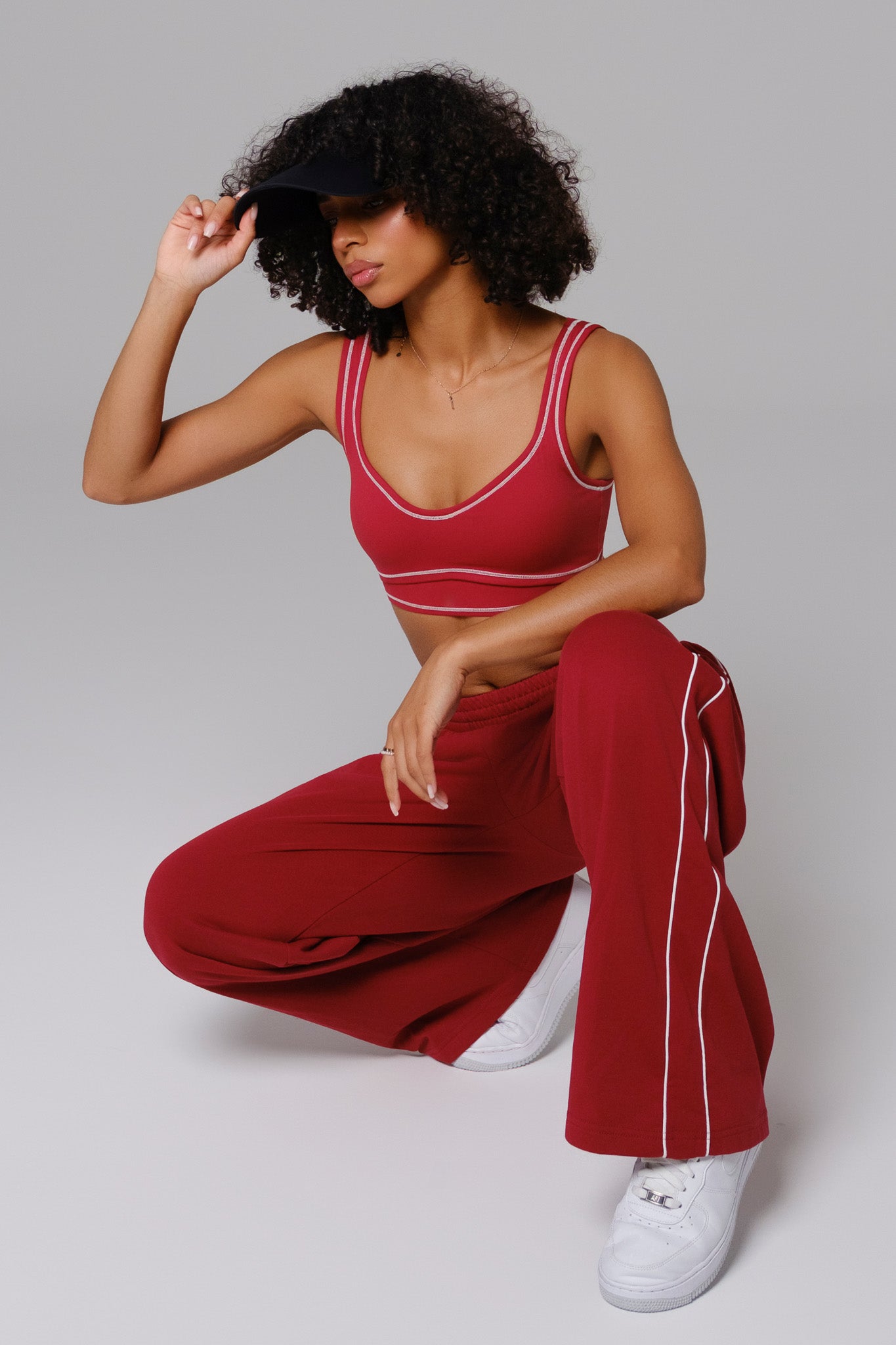Nadine Sweatpants - Cherry Red