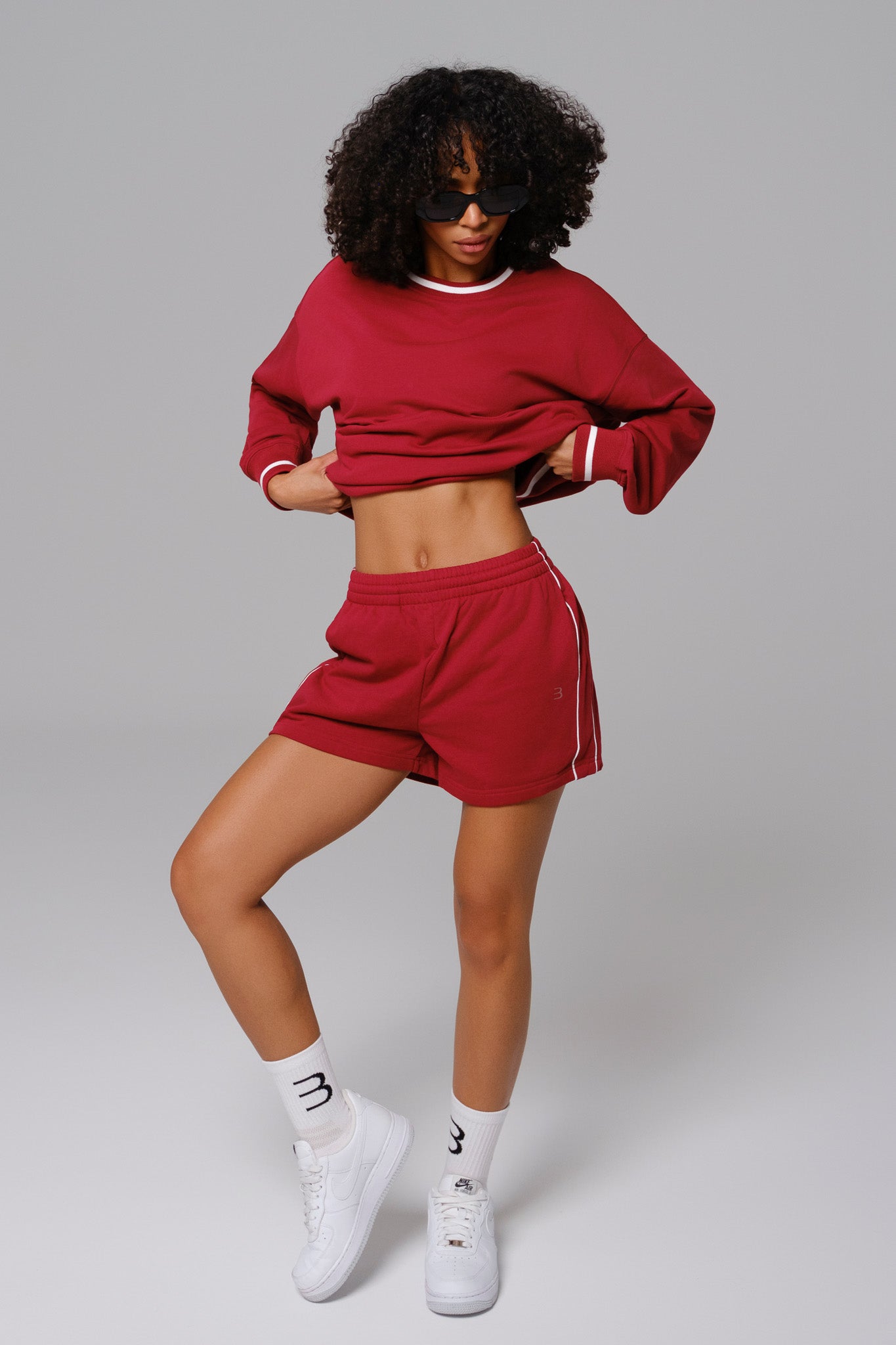 Nadine Sweatshirt - Cherry Red (FINAL SALE)