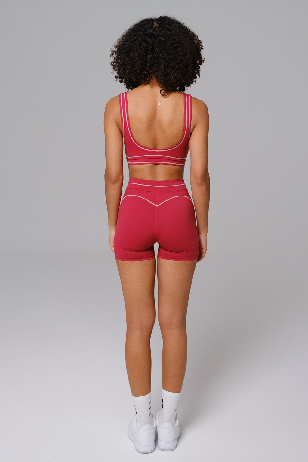 Nadine Shorts - Cherry Red