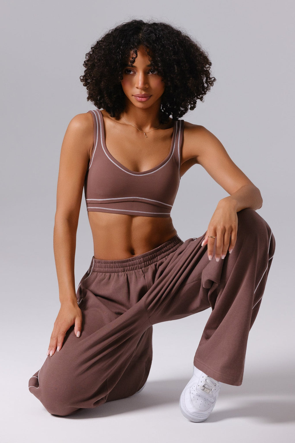 Nadine Sports Bra - Soft Chestnut