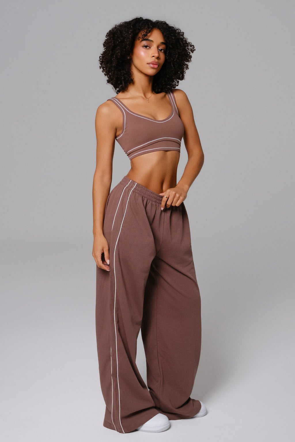 Nadine Sports Bra - Soft Chestnut