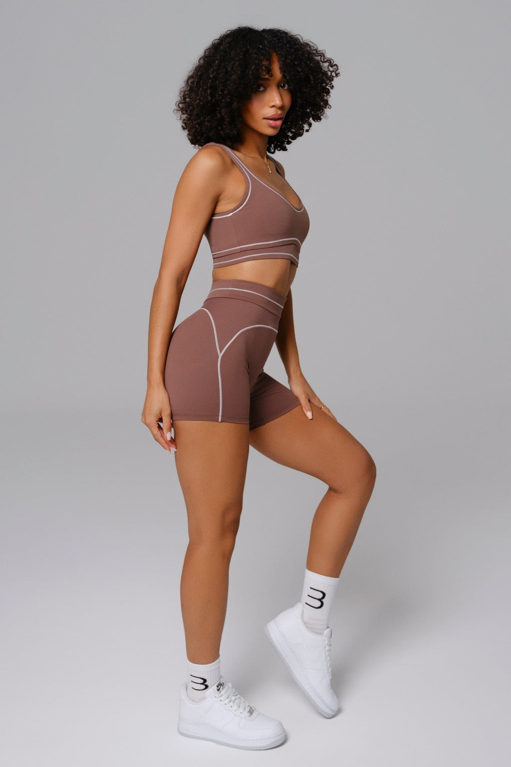 Nadine Shorts - Soft Chestnut