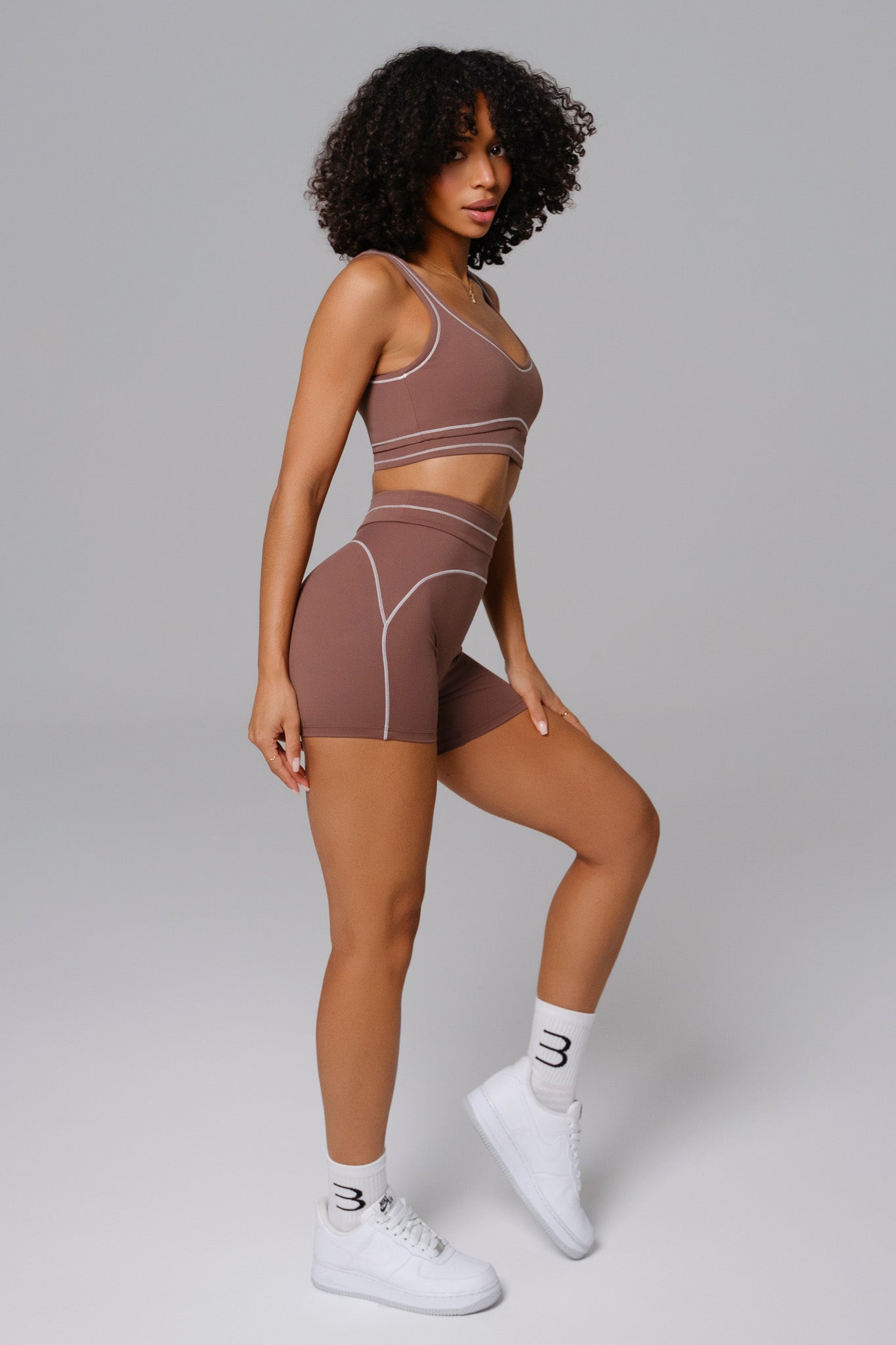 Nadine Shorts - Soft Chestnut
