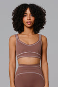 Nadine Sports Bra - Soft Chestnut