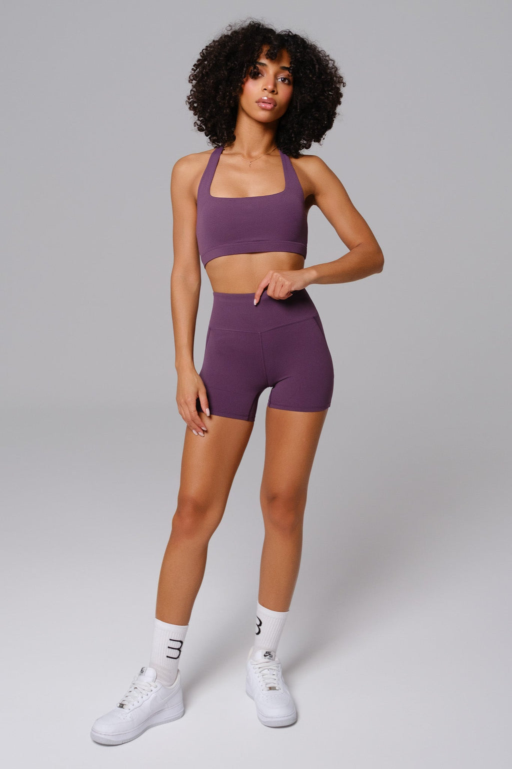 Nicole Shorts - Aubergine
