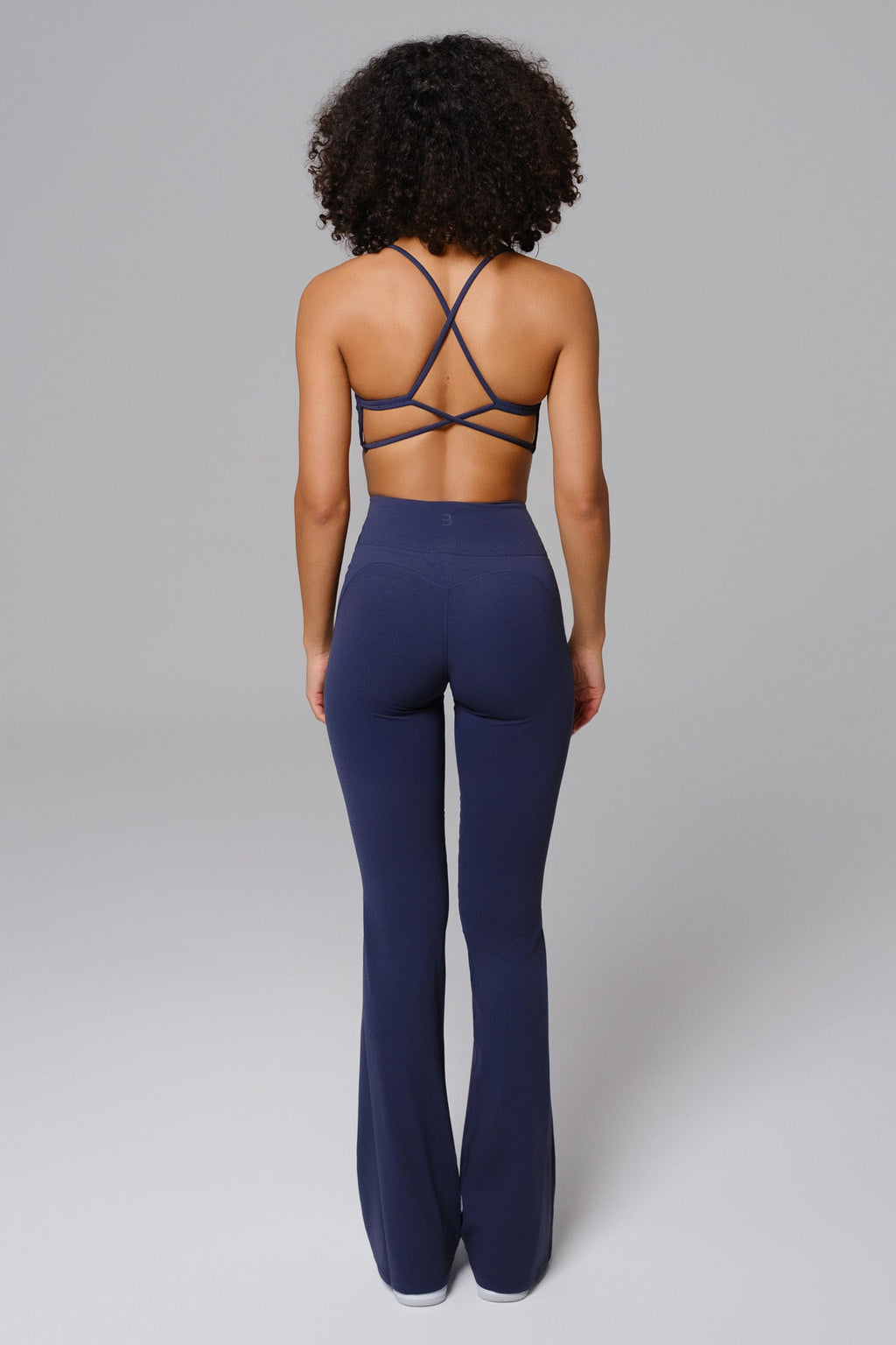 Nicole Strappy Sports Bra - Obsidian Blue