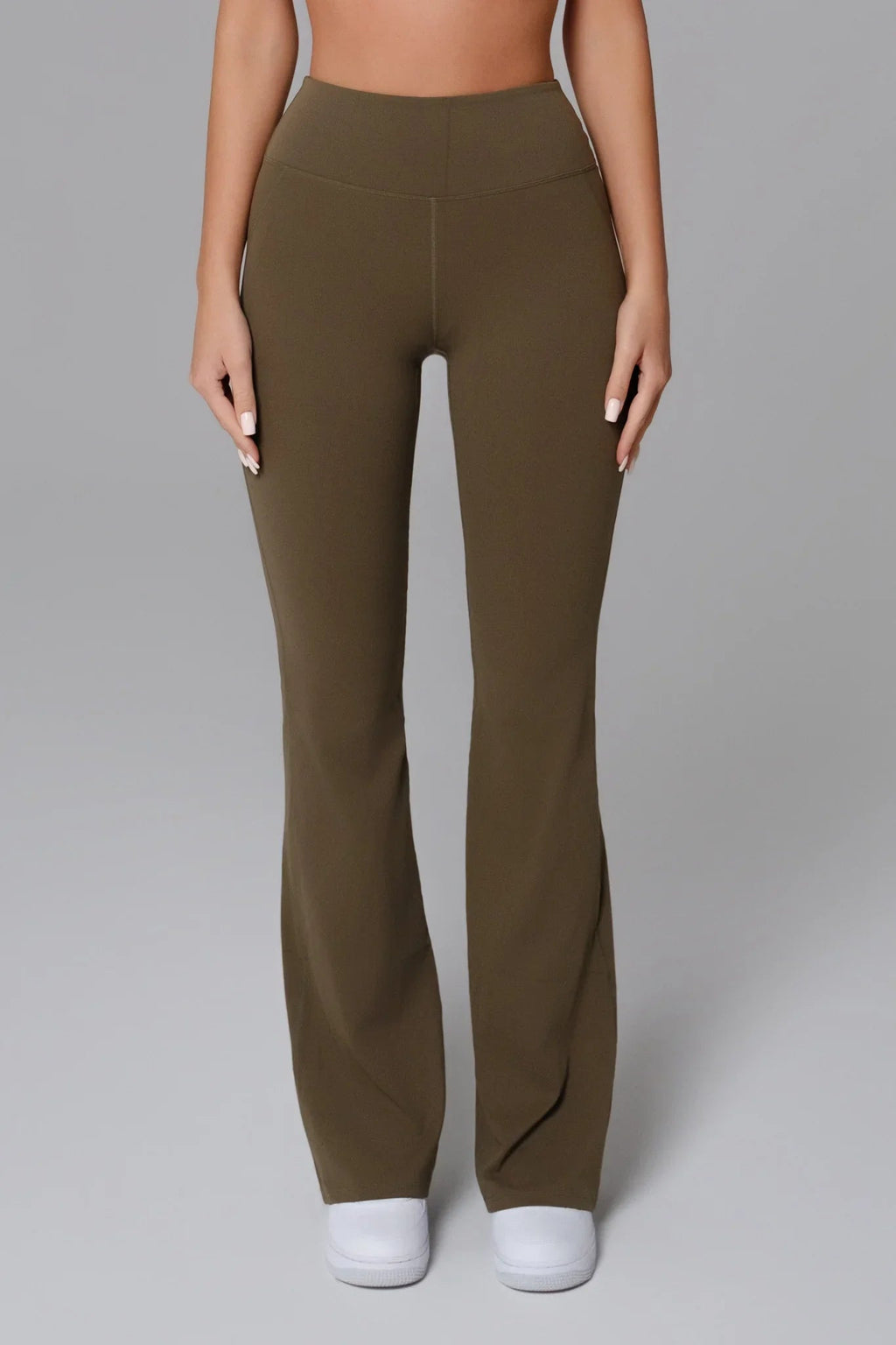 Nicole Flare Leggings - Sagewood