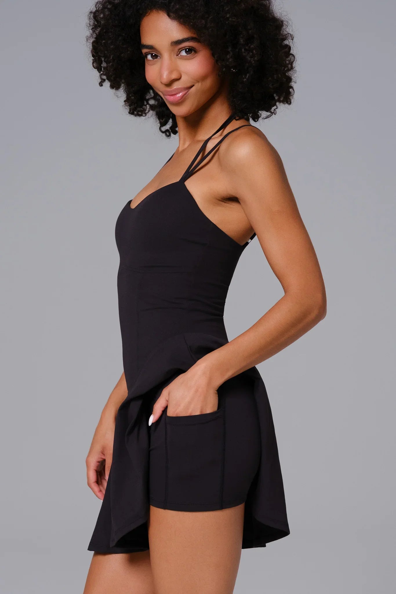 Samantha Mini Dress - Black