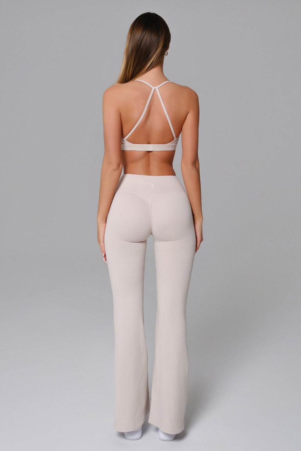 Samantha Flare Leggings - Soft Cream