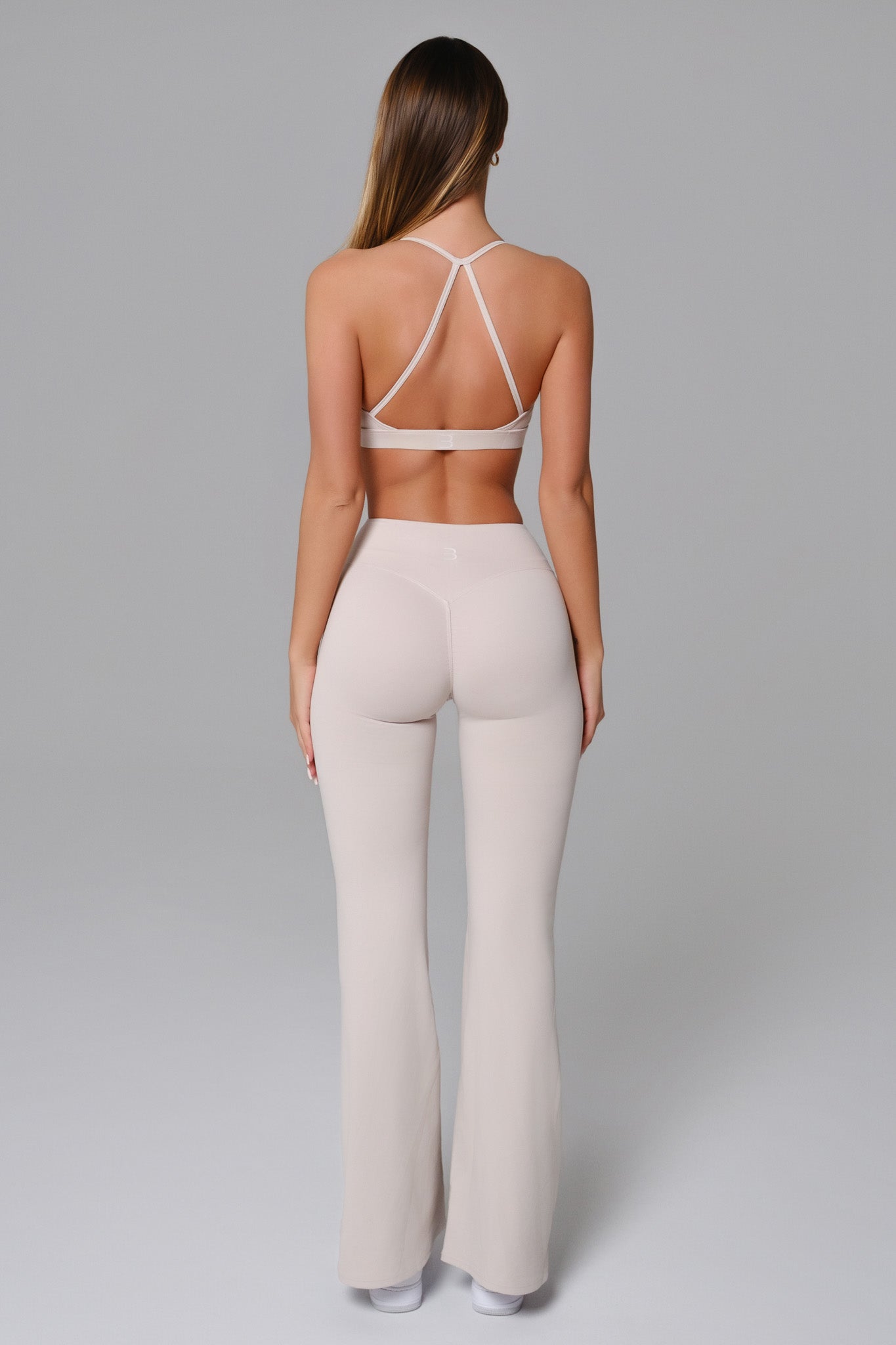 Samantha Flare Leggings - Soft Cream