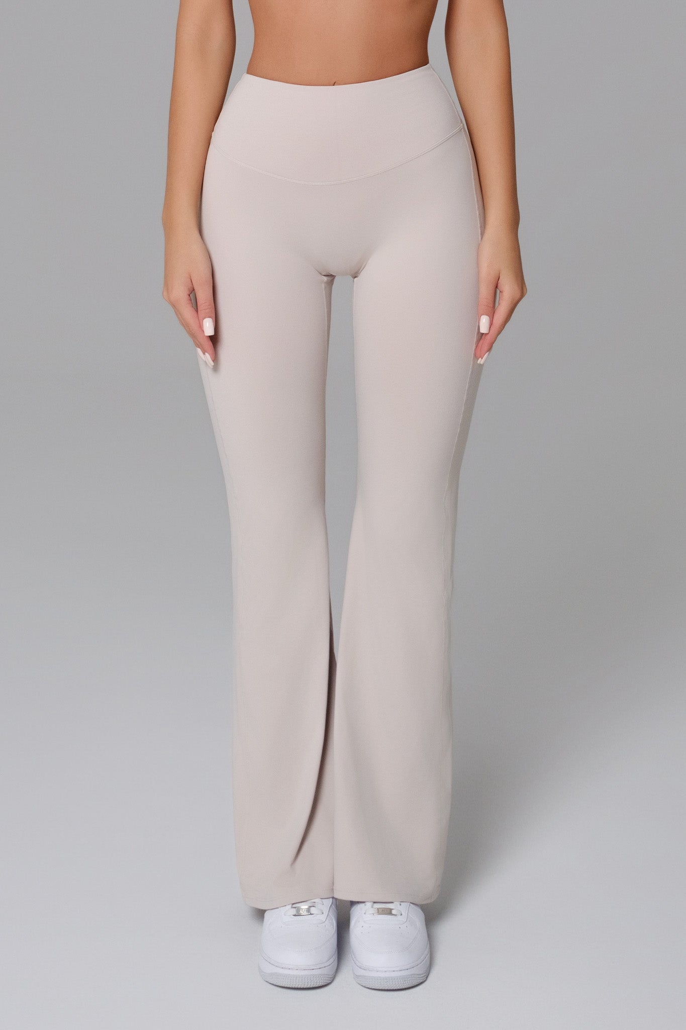 Samantha Flare Leggings - Soft Cream