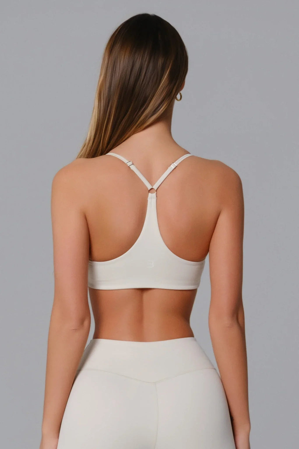 Stacey Sports Bra - Ivory Clay