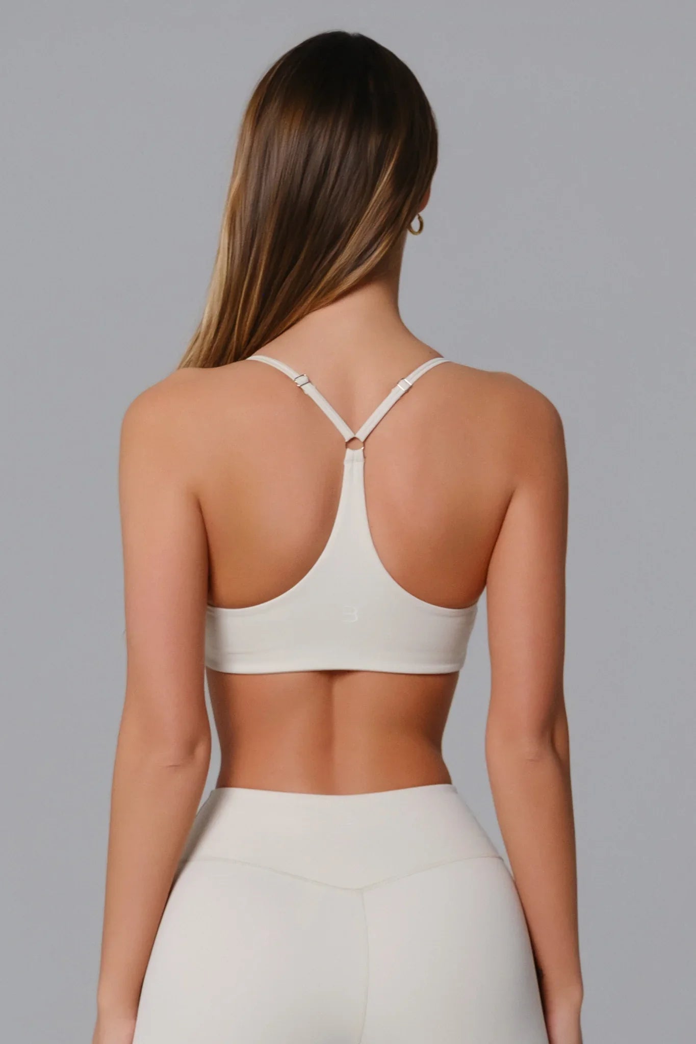 Stacey Sports Bra - Ivory Clay