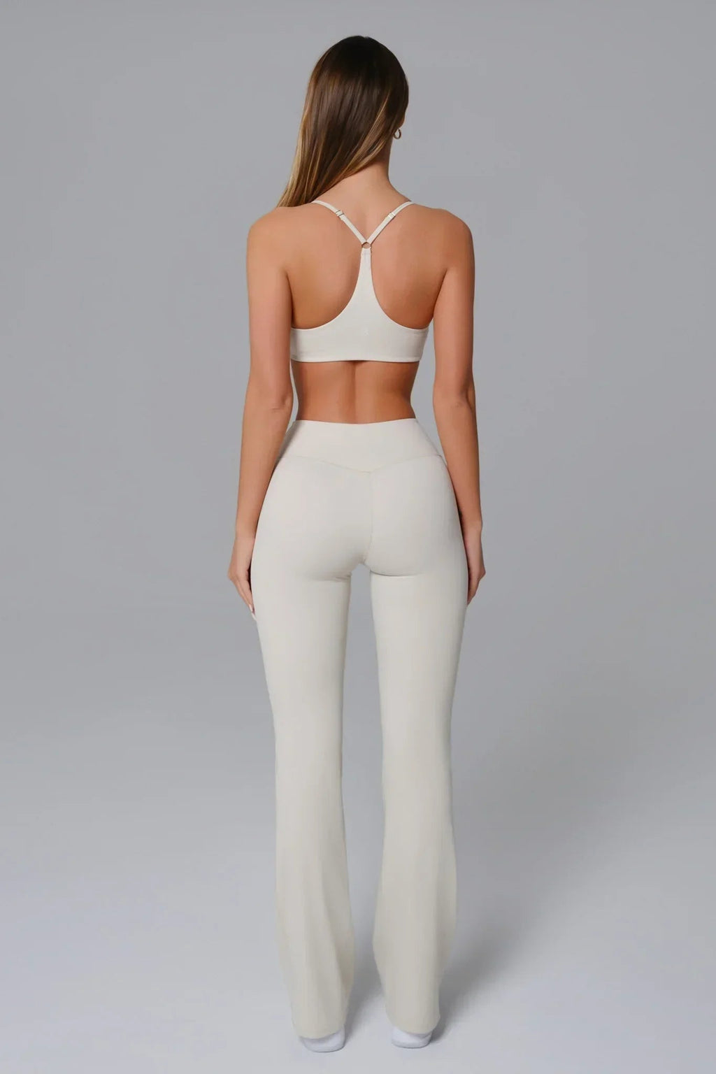 Stacey Sports Bra - Ivory Clay