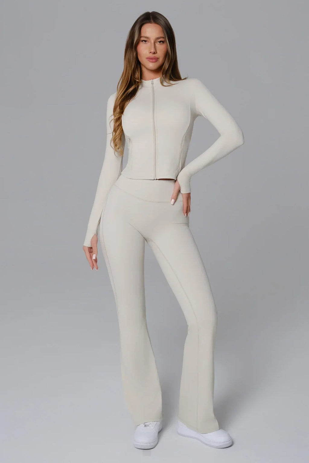 Stacey Jacket - Ivory Clay