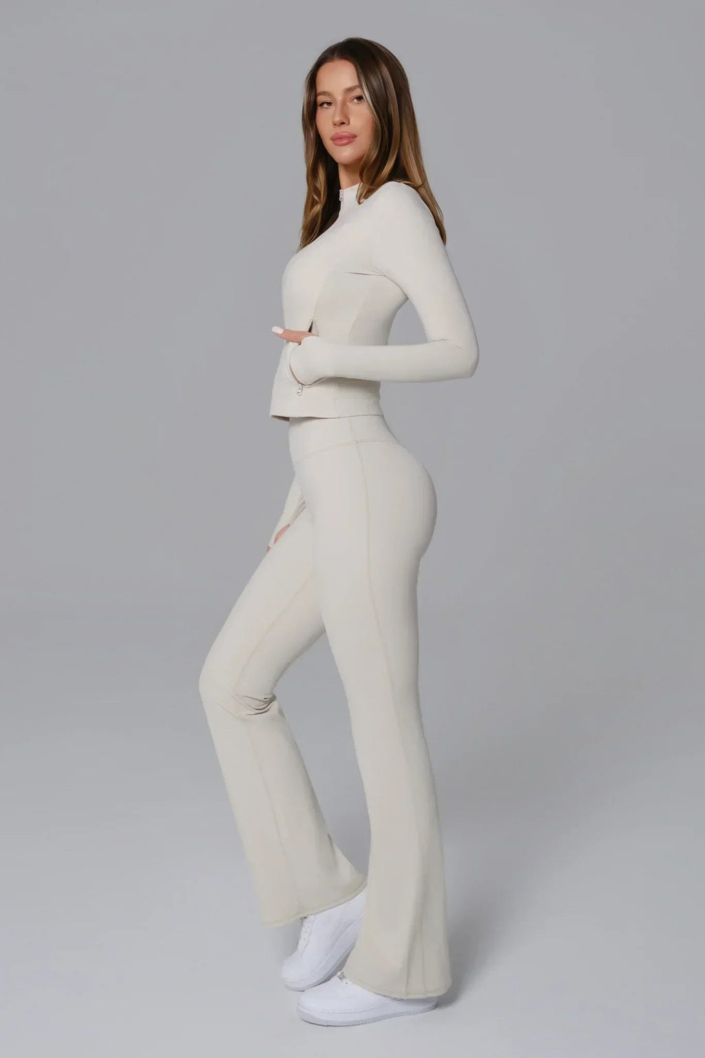 Stacey Jacket - Ivory Clay
