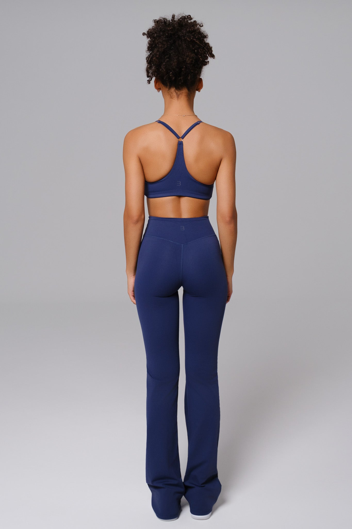 Stacey Flare Leggings - Navy