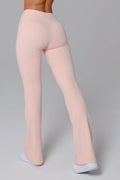 Stacey Flare Leggings - Peach