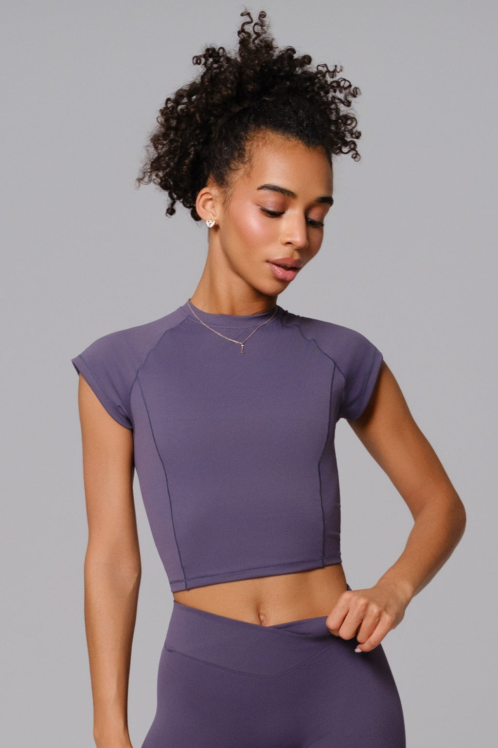 Zoe Top - Charcoal Navy