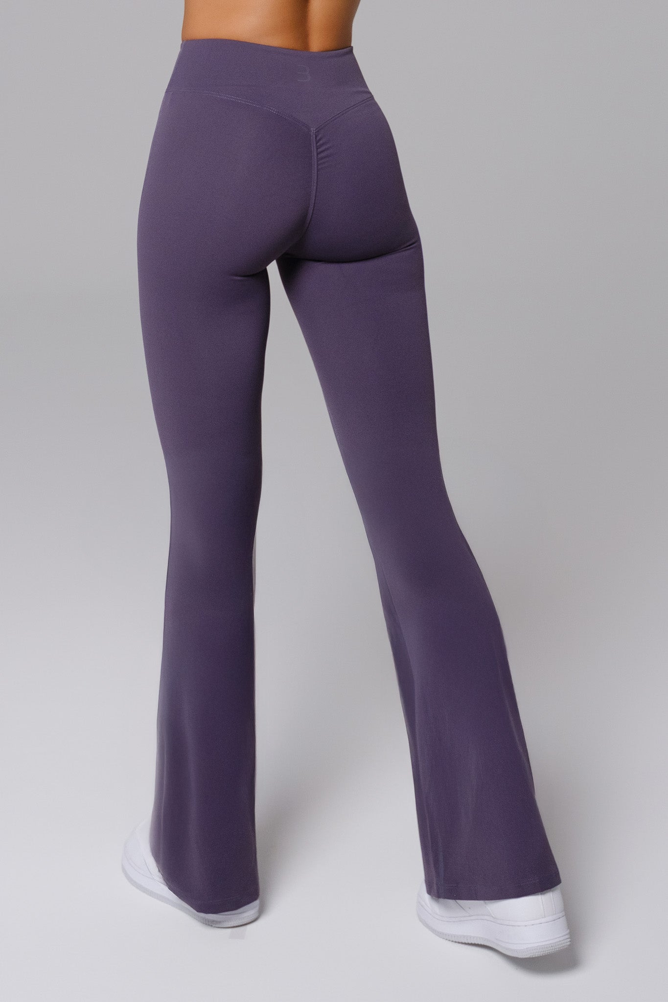 Zoe Flare Leggings - Charcoal Navy