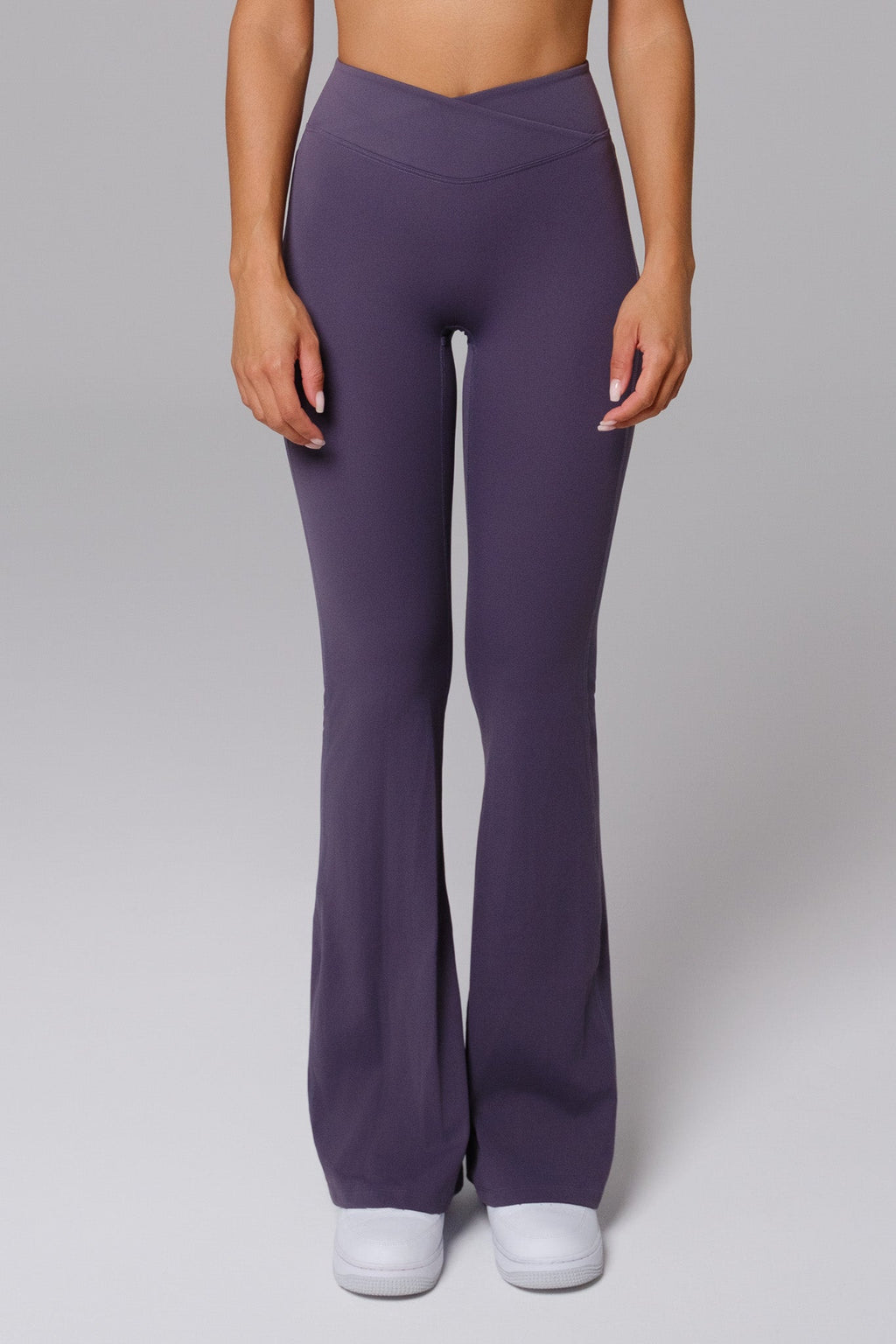 Zoe Flare Leggings - Charcoal Navy