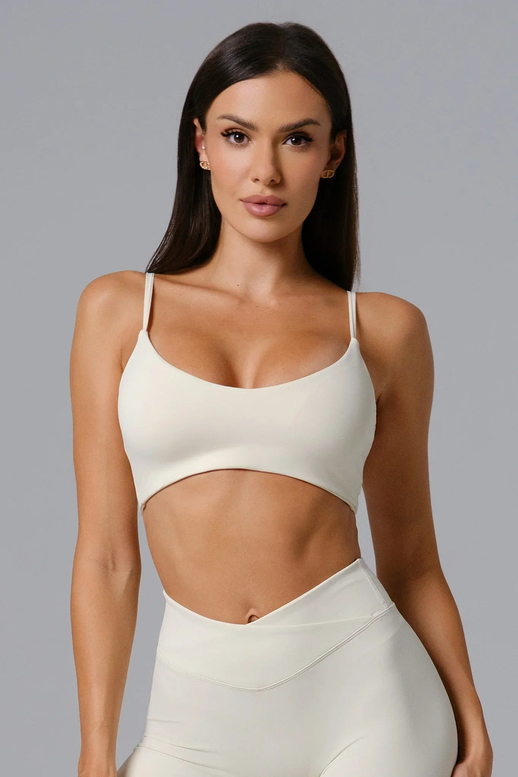 Zoe Sports Bra - Soft Cream